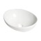 Alfi Brand ALFI brand ABC913 White 16" Egg Shape Above Mount Ceramic Sink ABC913 - alternate 2